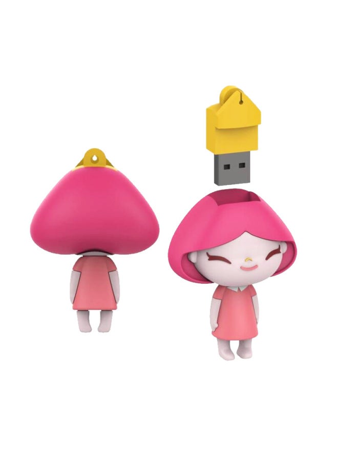 Doll Doll Cartoon U Disk Private Model Enterprise Anthropomorphic Logo U Disk Business Office Gift U Disk With Keychain-Color:Design According To Drawings-Capacity:64GB - Image 4