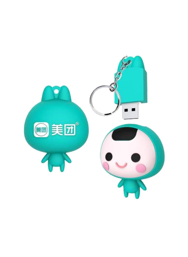 Doll Doll Cartoon U Disk Private Model Enterprise Anthropomorphic Logo U Disk Business Office Gift U Disk With Keychain-Color:Design According To Drawings-Capacity:64GB - Image 3