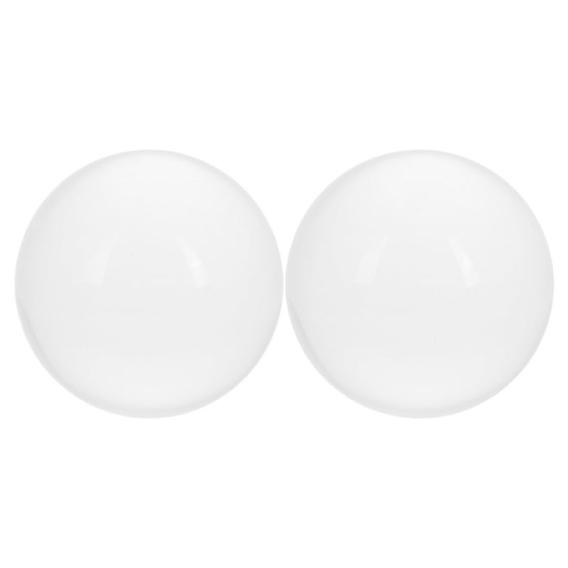 50mm Clear Crystal Glass Ball Set Of 2 For Meditation Divination Photography Decor Feng Shui - Image 2