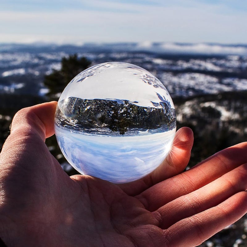 50mm Clear Crystal Glass Ball Set Of 2 For Meditation Divination Photography Decor Feng Shui - Image 5