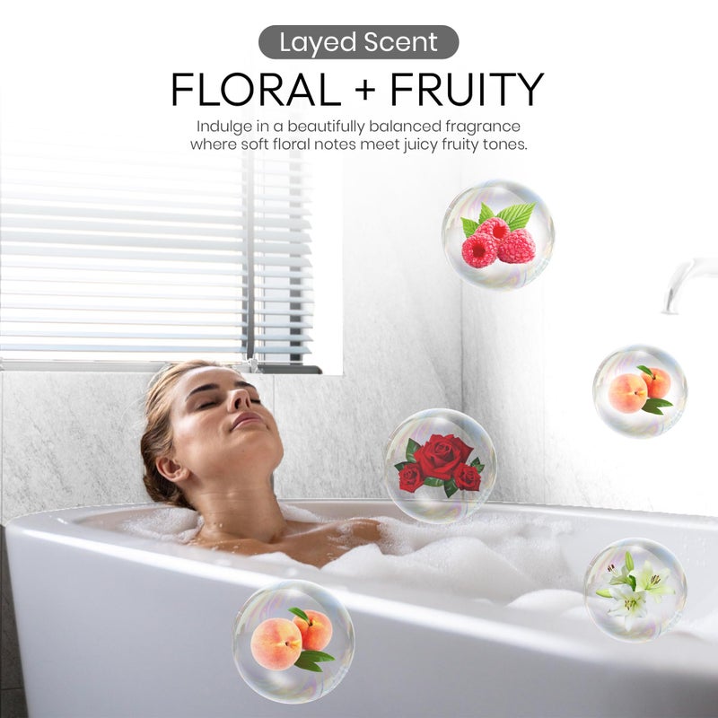 Botanist Shea Butter Body Wash Foaming for Women & Men, Moisturizing Liquid Soap for Sensitive & Dry Skin, Botanical Buttermilkâ„¢ from Japan, Sulfate & Paraben Free, Water Lily & Raspberry, 30.4 Fl Oz - Image 4