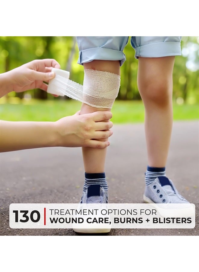 THRIVE طقم الإسعافات الأولية - 291 قطعة من مستلزمات الإسعافات الأولية | مستلزمات طبية من الدرجة الطبية لحالات الطوارئ والبقاء | مثالي للسيارات والشاحنات والتخييم والمشي والسفر والمكتب والرياضة والحيوانات الأليفة والصيد - Image 5