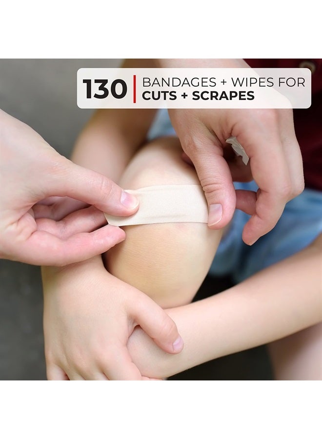 THRIVE طقم الإسعافات الأولية - 291 قطعة من مستلزمات الإسعافات الأولية | مستلزمات طبية من الدرجة الطبية لحالات الطوارئ والبقاء | مثالي للسيارات والشاحنات والتخييم والمشي والسفر والمكتب والرياضة والحيوانات الأليفة والصيد - Image 4