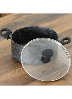 DANUBE HOME Danube Essential Casserole with Lid - Black Marble  - Image 4