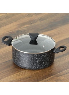 DANUBE HOME Danube Essential Casserole with Lid - Black Marble  - Image 3