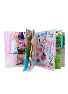 TopModel Corgi Sticker World Book with 20 Background Pages  - Image 2