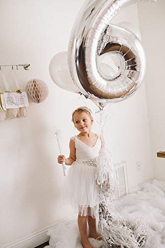 Krisah 6 No. Silver Foil Balloons for Party Decorations(32 inches) - Image 5