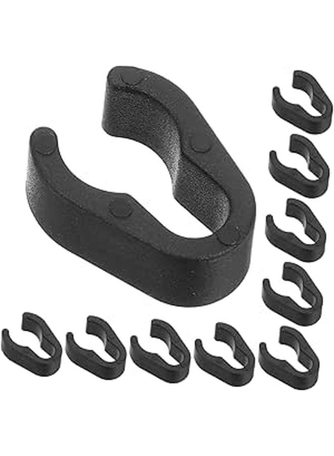 10 Pcs Flexible Microphone Cable Clips Heavy Duty Material Compact Design Easy Installation - Image 1