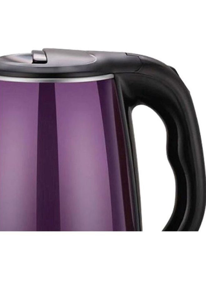 Clikon Double Wall SS Electric Cordless Kettle With Overheating Protection And Odourless,Food Safe Plastic Finishing- 2 Years Warranty 1.8 L 1500 W CK5127 Purple/Black - Image 3