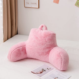 A Nice Night Faux Fur Reading Pillow Bed Wedge Large Adult Children Backrest with Arms Back Support for Sitting Up in BedCouch for Bedrest Orange - pzsku/Z04FBF836445A70DDED97Z/45/1749490759/2cdfd611-ee7d-4df5-8347-f10f9b6289dc