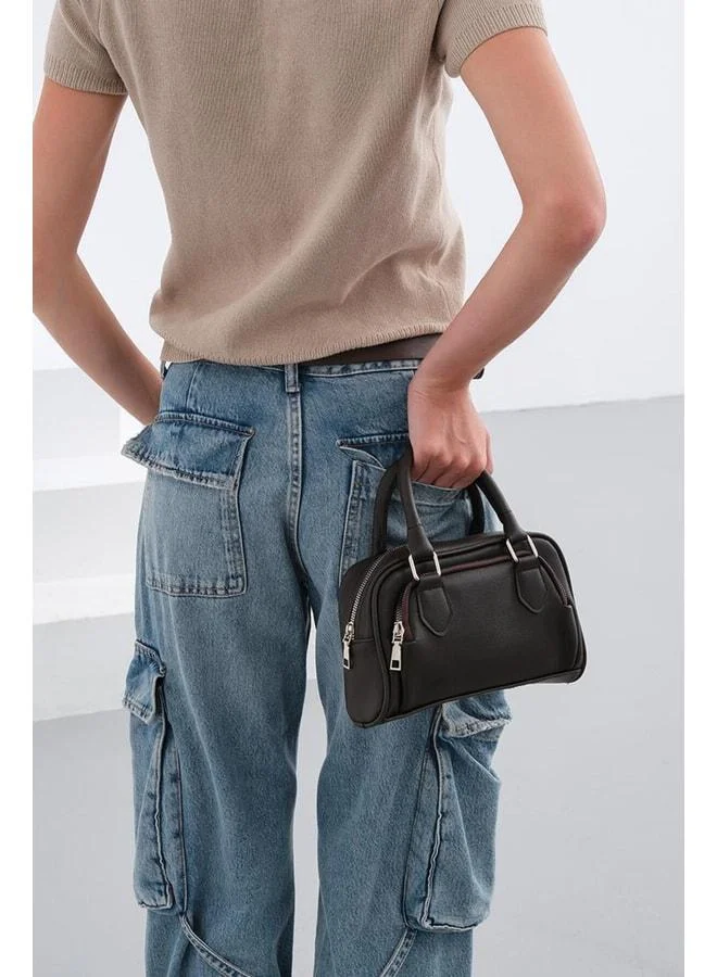 Cose Bowling Crossbody Bag Coffee.