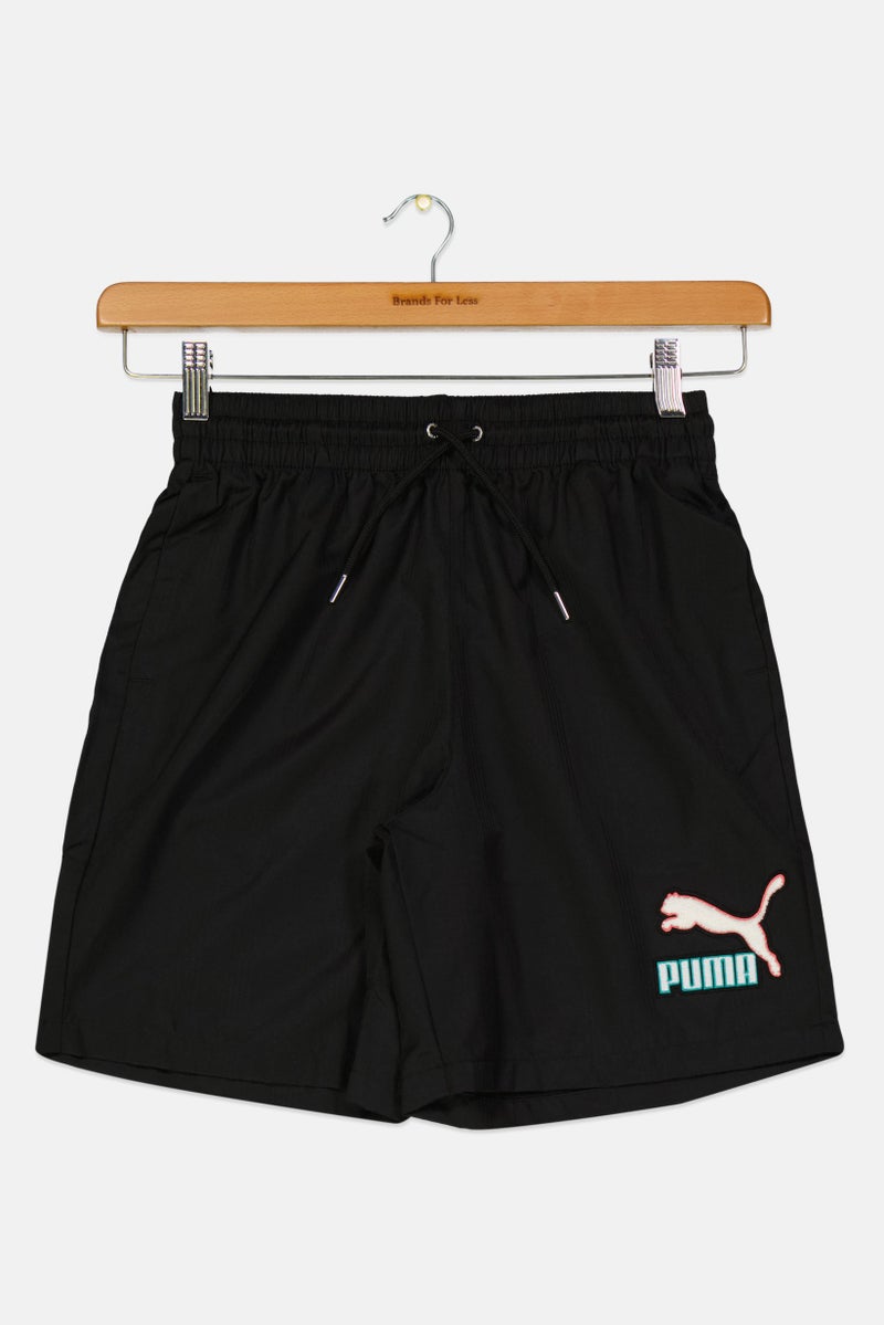 PUMA Kids Boy Sportswear Fit Training Shorts, Black  - Image 1