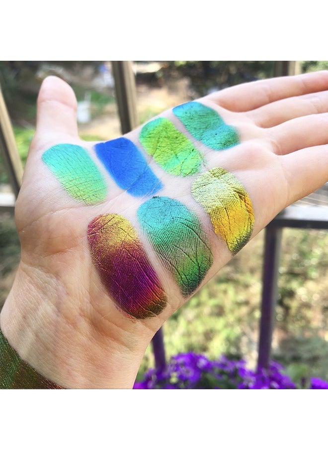 SZDYM Pressed Multichrome Single Eyeshadow Long Lasting And Handmade Chameleon Eyeshadow 100% Vegan And Cruelty Free 2 Grams Pressed Minerals Eyeshadow Super Smooth And Highly Pigmented. (03)  - Image 5