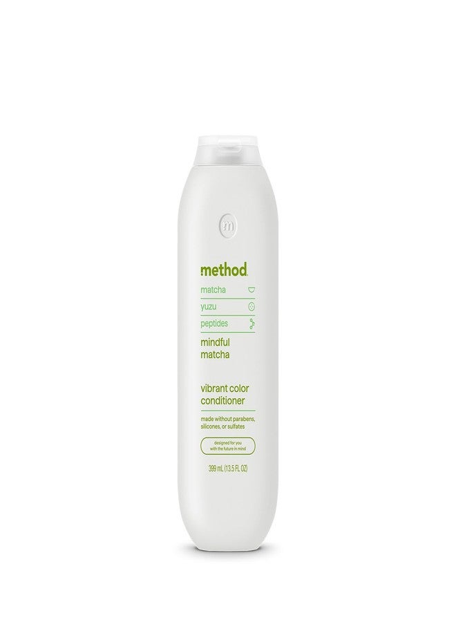 Method Color Protect Conditioner, Mindful Matcha – Safe for Color-Treated Hair, Protects from Environmental Stressors, with Strengthening Peptide – Paraben Free, Cruelty Free – 13.5 oz - Image 1