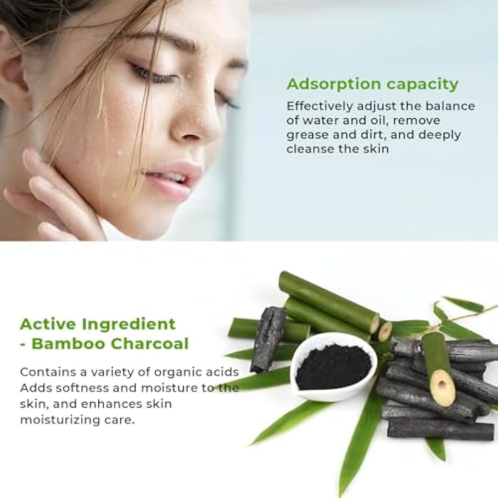 BlooSkim Blackhead Remover Mask for Face: Charcoal Black Head Remover for Nose, Pore Cleaner & Peel-Off Mask for Men and Women, Deep Pore Cleaning for Smooth Skin, Acne & Blackhead Treatment - Image 5