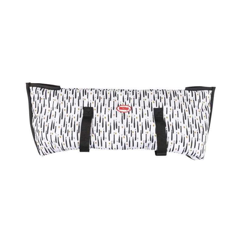 Nuby On The Go Toddler Portable Travel Chair for Babies and Toddlers - 5 Point Safety Adjustable Straps - 6+ Months - Folds into a Storage Bag, Brush Strokes - Image 3