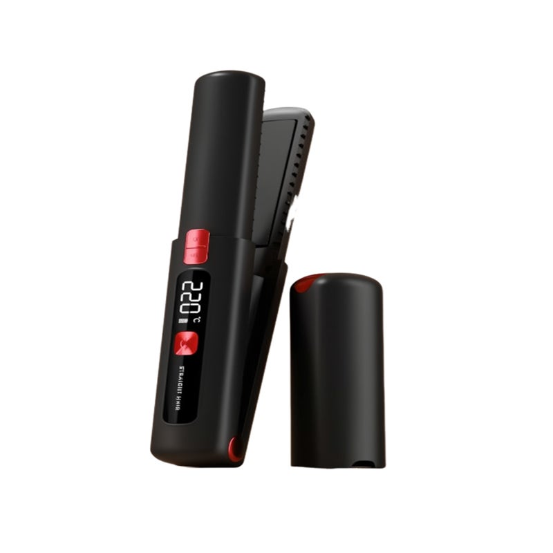 Roll straight dual-use straight hair splint black - Image 1
