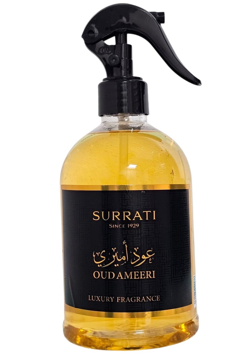 معطر الجو والمفارش والأثاث الفاخر من سوراتي 500مل برائحة العطر الأميري
