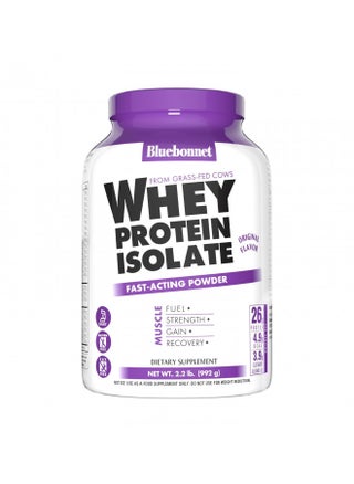 Bluebonnet Nutrition Whey Protein Isolate Powder, Whey from Grass Fed Cows, 26 Grams of Protein, No Sugar Added, Gluten Free, Soy Free, Kosher Dairy, 2.2 lbs, 32 Servings, Original Unflavored - pzsku/Z04FCA42AAD54C2D9F4C4Z/45/_/1727378159/a015d792-513b-4be5-877f-f7b0adf5e591