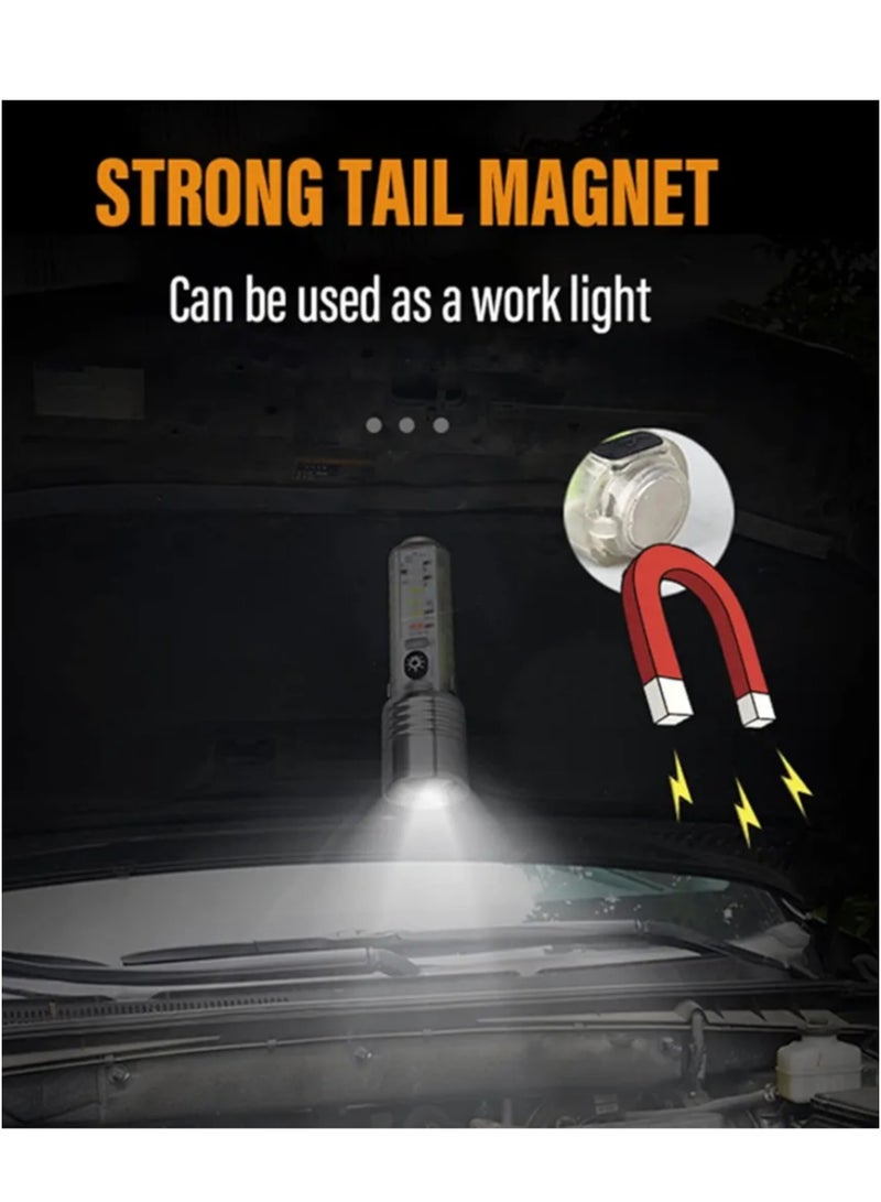 Rechargeable LED Flashlight, Ultra Bright 20000 Lumens, 8 Modes, Zoomable, IP65 Waterproof for Camping  Emergencies - Image 5