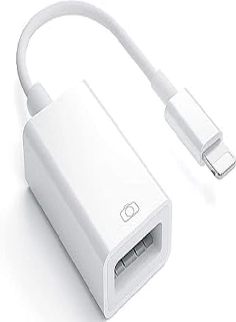 [Apple MFi Certified] USB 3.0 OTG Reader Adapter,Lightning to USB Camera Card Reader Adapter Compatible iPhone 13/13 Pro Max/12/11/X/XS/8/7 iPad USB Female Connect U Disk Keyboard Mouse Flash Drive