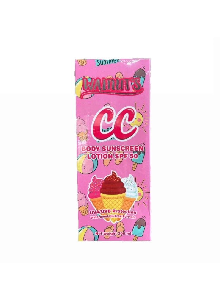 سمر لوشن واقٍ من الشمس للجسم بنكهة الجوز 200 مل - Image 2