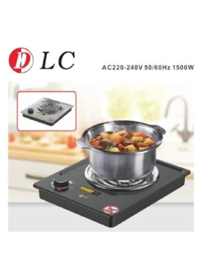 D L C Single Electric Stove 1500watt - Image 2