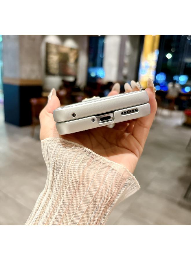 Zaboon Case For Huawei nova Flip Sparkling Diamond Rhombus PC Phone Case with Ring - Image 4