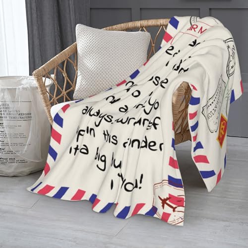 Menghao Gift for Dad from Daughter Son, Dear Dad Blanket for Father's Day, Throw Blankets Anniversary Birthday Super Soft Flannel Throw Blankets for Christmas Valentines Day for Bed Couch(50’’x60’’) - Image 2