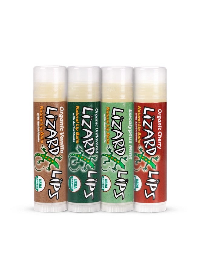 Lizard Lips USDA Certified Organic - 4 Flavor Variety Pack - Image 1