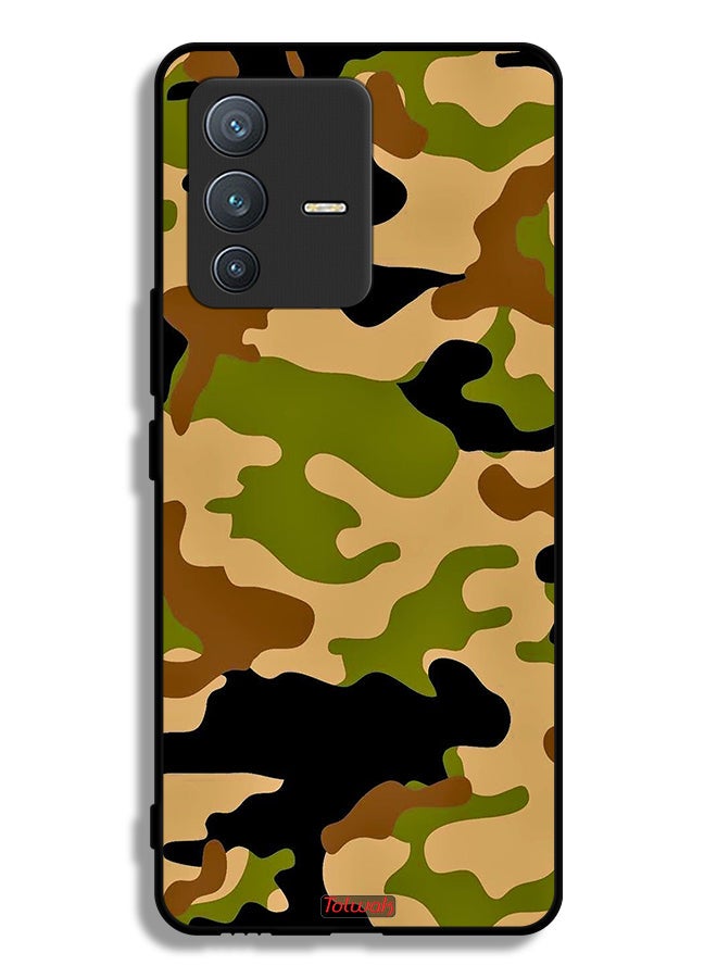 Tolwak Vivo S12 Pro 5G Protective Case Cover Camouflage Abstract Digital Pattern - Image 1
