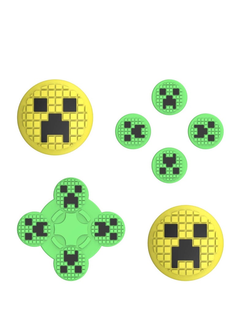 Minecraft Themed Silicone on Protector Stickers for Switch Lite / Joy / NS / OLED Controllers - Image 2
