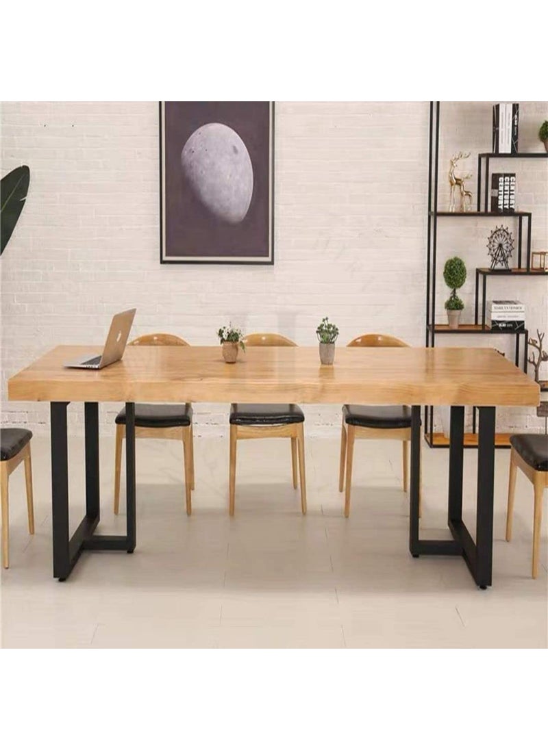 HIRVALL HIRVALL Metal Furniture Legs 2pcs Solid Mild Steel Furniture Legs with New Modern Style for Side Table Legs TV Stand Legs Table Cabinet Legs Sofa Legs 2 pcs T Designe  - Image 2