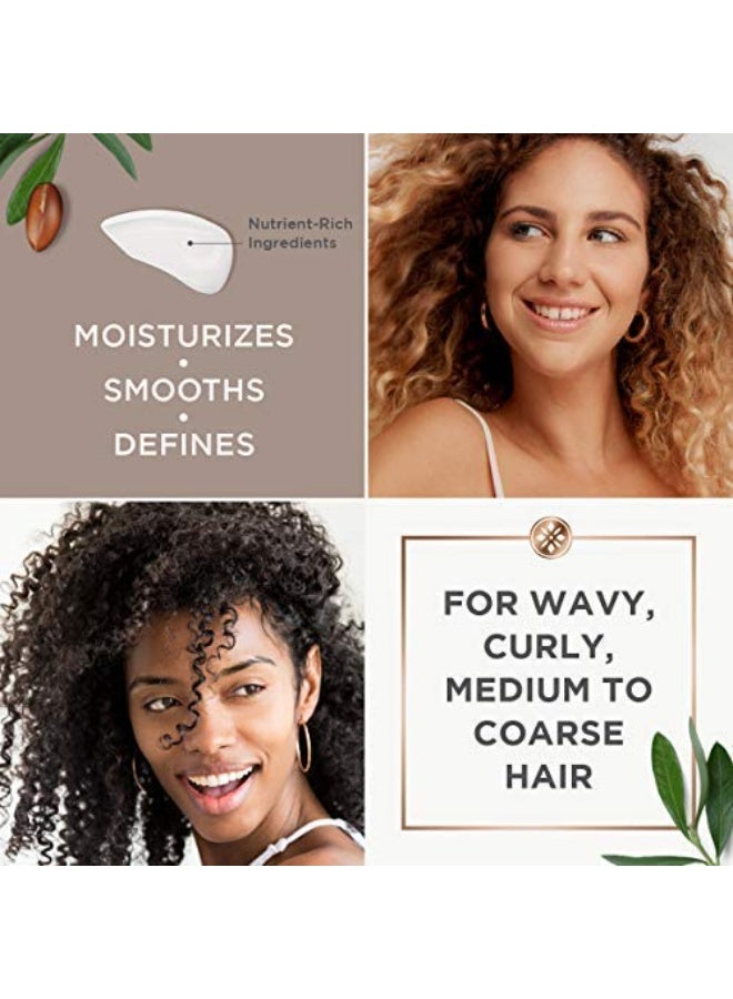 Argan Magic Defining Curl Cream - Enhances Waves & Curls While Adding Definition | Conditions, Detangles, Reduces Frizz | Enriched with Biotin | Made in USA | Paraben Free (8.5 oz / 250 ml / 2 Pack) - Image 3