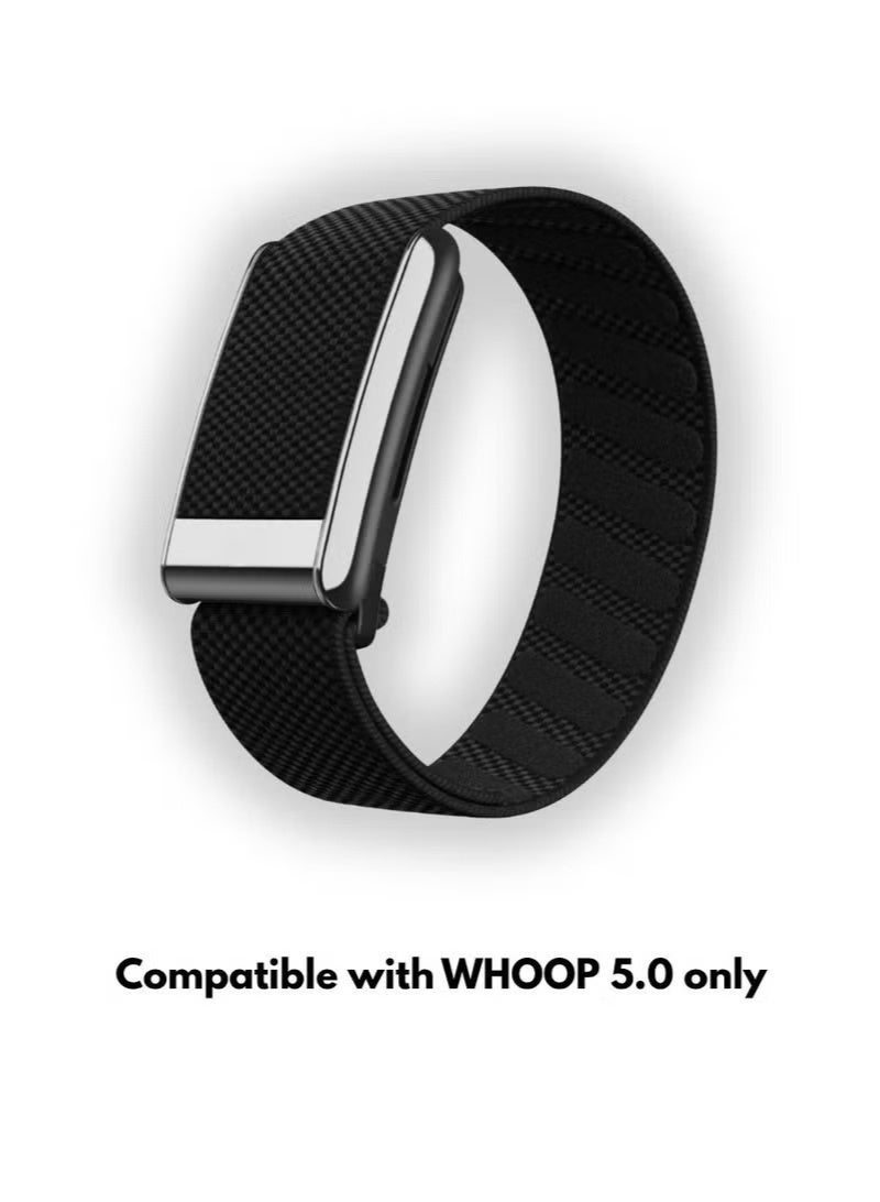 Premium SuperKnit Sport Replacement Band for WHOOP 5.0, WHOOP One & Peak | ECG-Ready Breathable Adjustable Performance Wrist Strap - Image 1
