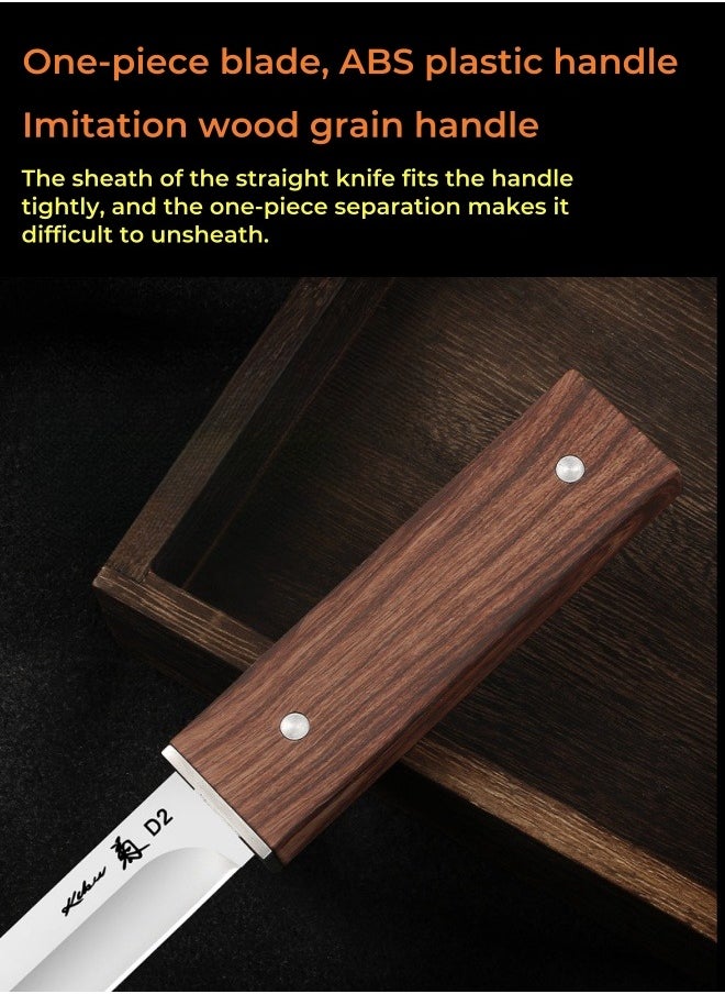 Browning - Stainless Steel Outdoor Knife Outdoor Self-defense Straight Knife High Hardness Knife Camping Knife - Image 1