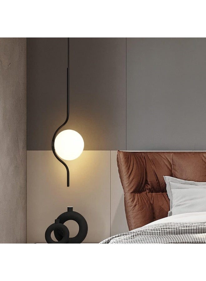 Cluc Black Globo di vetro Pendant light - Image 1