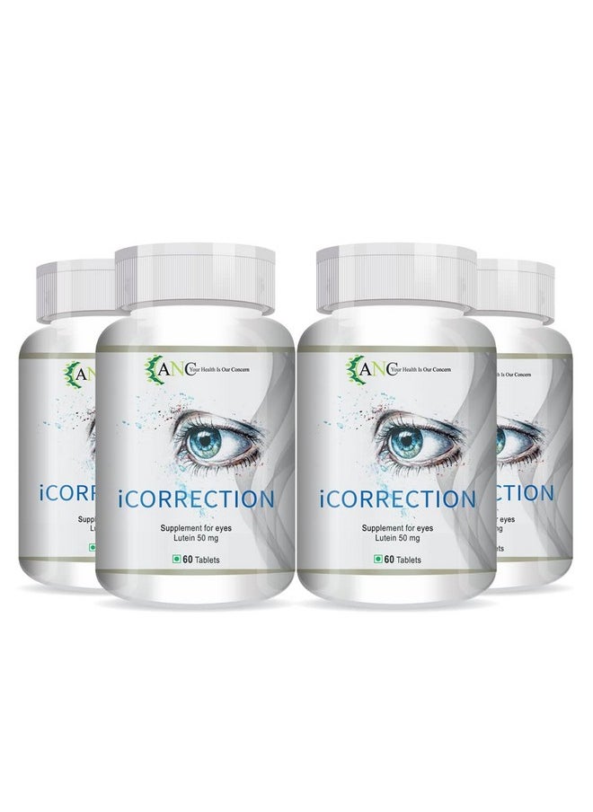 ANC - Icorrection With Lutein & Zeaxanthin For Eye Care Supplement To Improve Vision, Blue Light & Digital Guard 60 Tablets (Pack Of 1) - Image 1