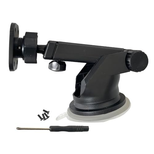 Epronic Carplay Mount with Scrwes Flexible Suction Cup Bracket for 7"/ 9"/ 10.26" Car Android Auto Screen Upgraded Windshield Dashboard Suction Cup Mount - Image 1