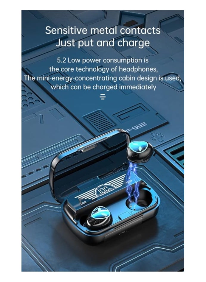 Generic - Bluetooth V5.3, HD Digital Display, 8mm Moving Coil Unit, Environmental Noise Cancelling Technology, Long Battery Life, Support Siri Voice Calls - Image 1
