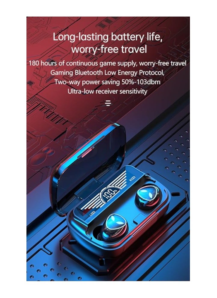 Generic - Bluetooth V5.3, HD Digital Display, 8mm Moving Coil Unit, Environmental Noise Cancelling Technology, Long Battery Life, Support Siri Voice Calls - Image 1