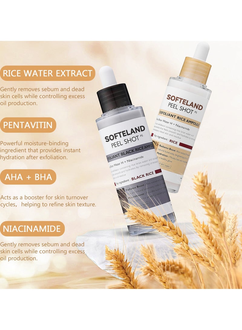 White Rice and Black Rice Exfoliating Combination Set,Deep Cleansing Of Face  - Image 2