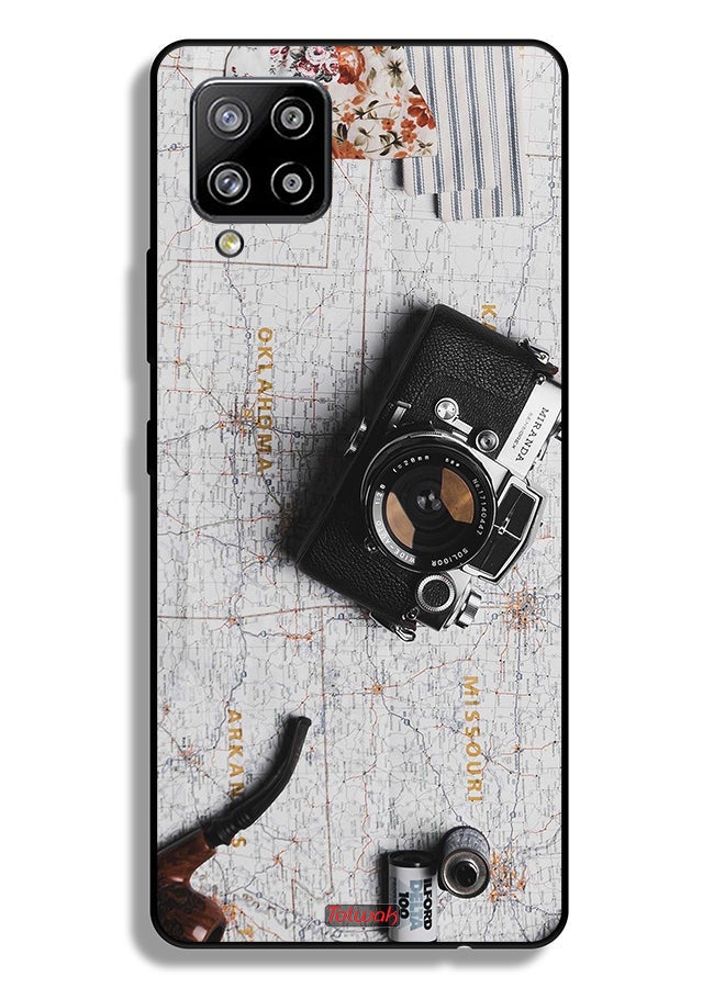 Tolwak Samsung Galaxy A42 5G Protective Case Cover Vintage Camera - Image 1