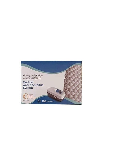 مرتبة هوائية طبية لمنع تقرحات الفراش من بيست كير – فيسكوز الخيزران – مقاس كامل – رمادي