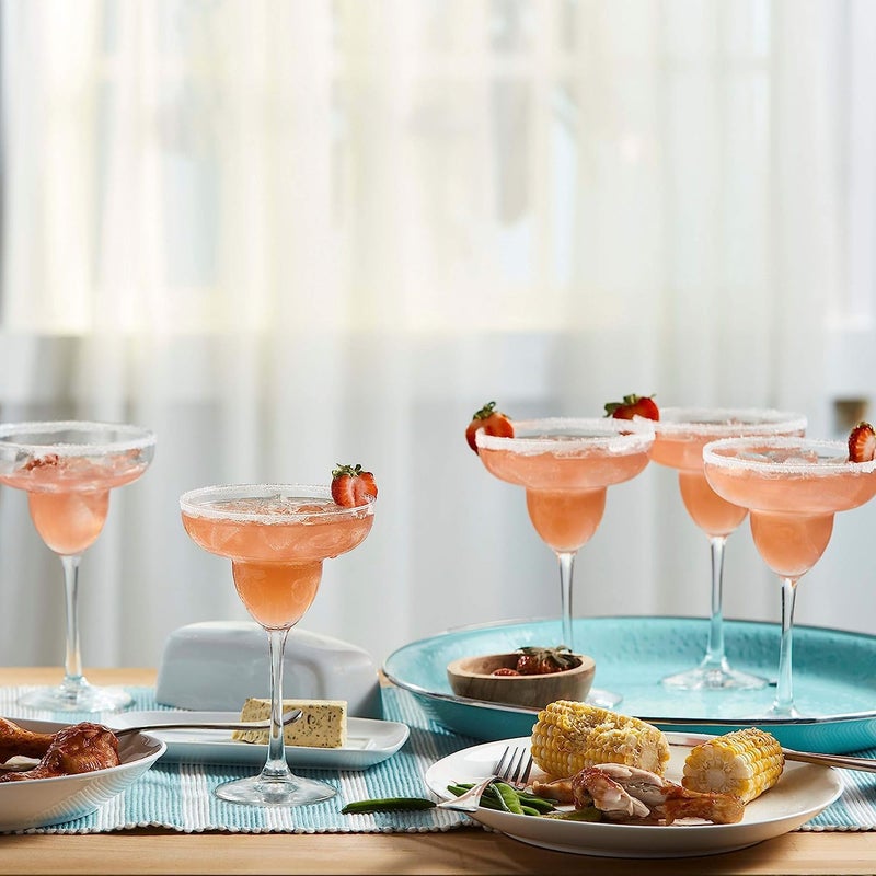 BLISS START Set of 6 200 ML Crystal Clear Margarita Wine Glass for MultiPurpose use of red White Wine JuiceGlass for Any Drinking Homeware and Tableware Set - Image 2