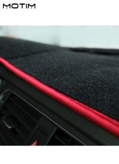 Motim Car Panel Sunscreen Dashboard Mat Cover for Mitsubishi Pajero (2009-2017), Anti Reflective, Anti Skid Silicone Base, Velcro Stickers Not Required  - Image 5
