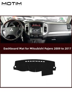 Motim Car Panel Sunscreen Dashboard Mat Cover for Mitsubishi Pajero (2009-2017), Anti Reflective, Anti Skid Silicone Base, Velcro Stickers Not Required  - Image 2