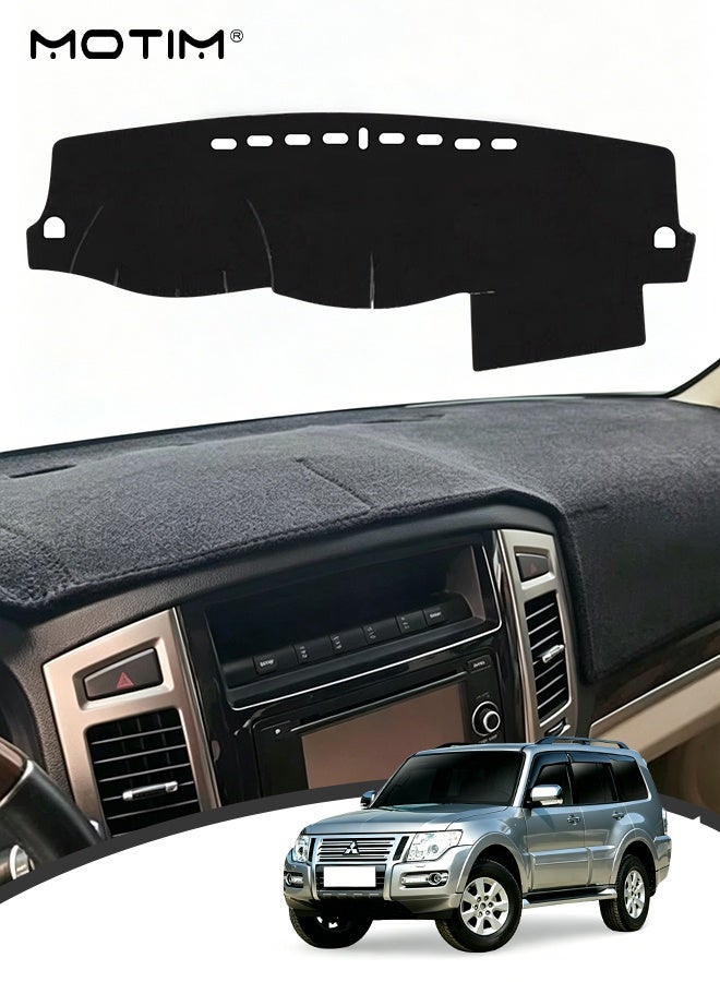 Motim Car Dashboard Mat Panel Sunscreen Cover for Mitsubishi Pajero (2006-2019), Anti Reflective&Heat Resistant, Anti-Slip Dash Protector Pad, Velcro Stickers Not Required - Image 1
