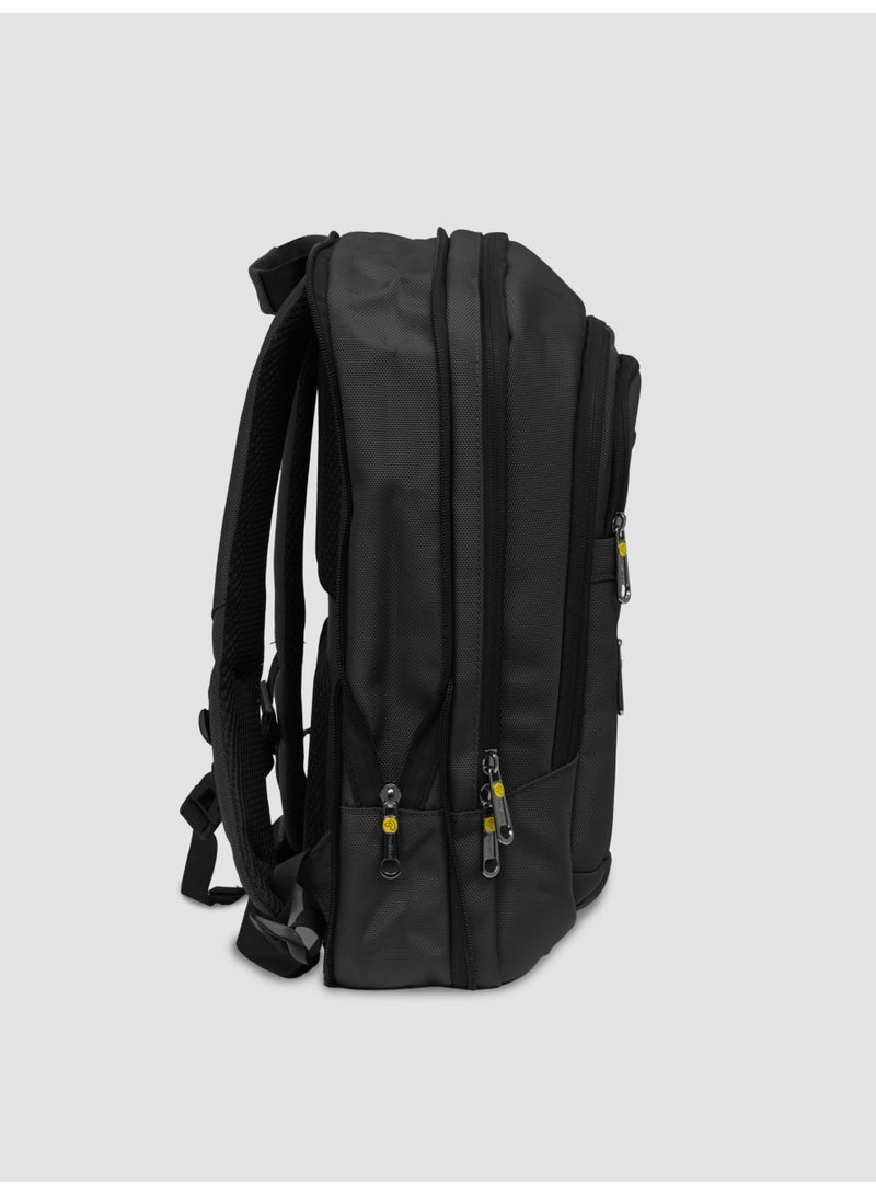 President Premium Laptop Backpack with USB & Type-C Charging Ports – Water Resistant, Durable Travel & Office Bag Model-6117 (BLACK) - Image 3