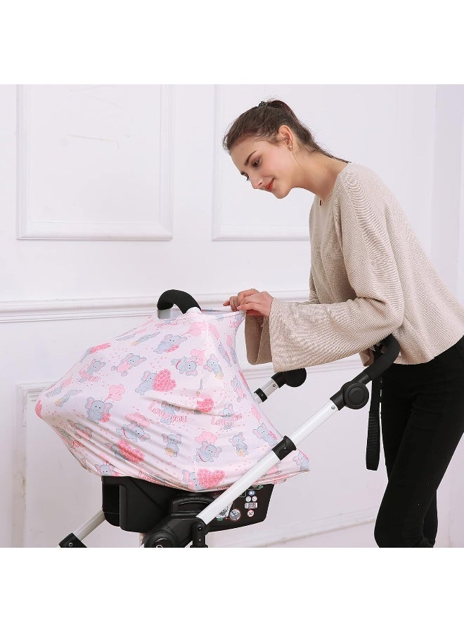 Hicoco Baby Car Seat Covers, Nursing Covers, Carseat Canopy - Image 4